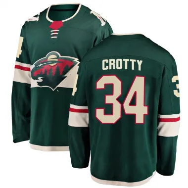 Green Youth Cameron Crotty Breakaway Minnesota Wild Home Jersey