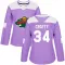 Purple Women's Cameron Crotty Authentic Minnesota Wild Fights Cancer Practice Jersey
